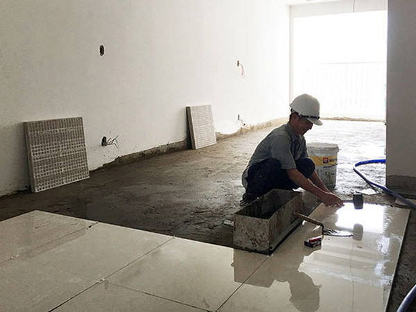 kỹ thuật lát gạch nền nhà 2